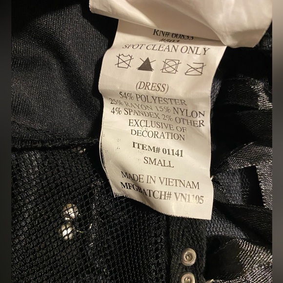 Women Halloween Costume Fallen Angel Black Color Size Small - Picture 5 of 7